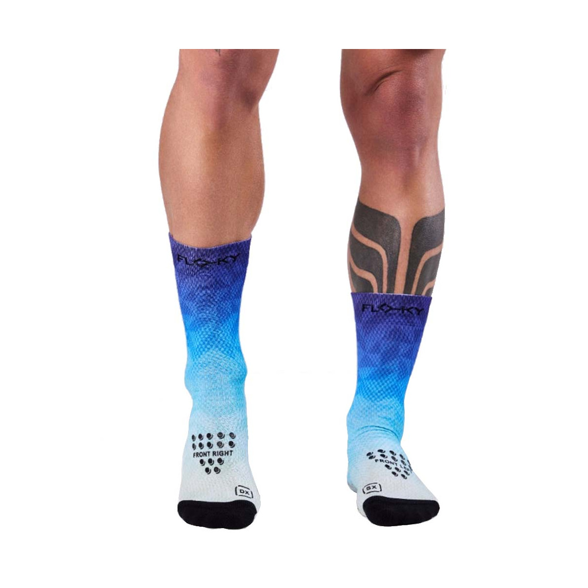 Floky S-MASH 3D FANTASY Bali Kompressionssocken Blau