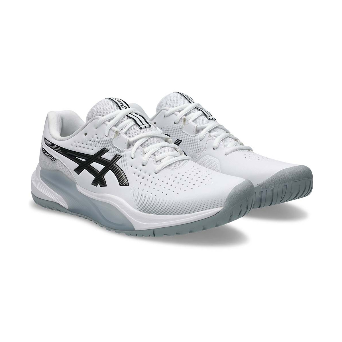 Asics Gel Challenger 15 Tennisschuhe Wei&szlig; / Schwarz