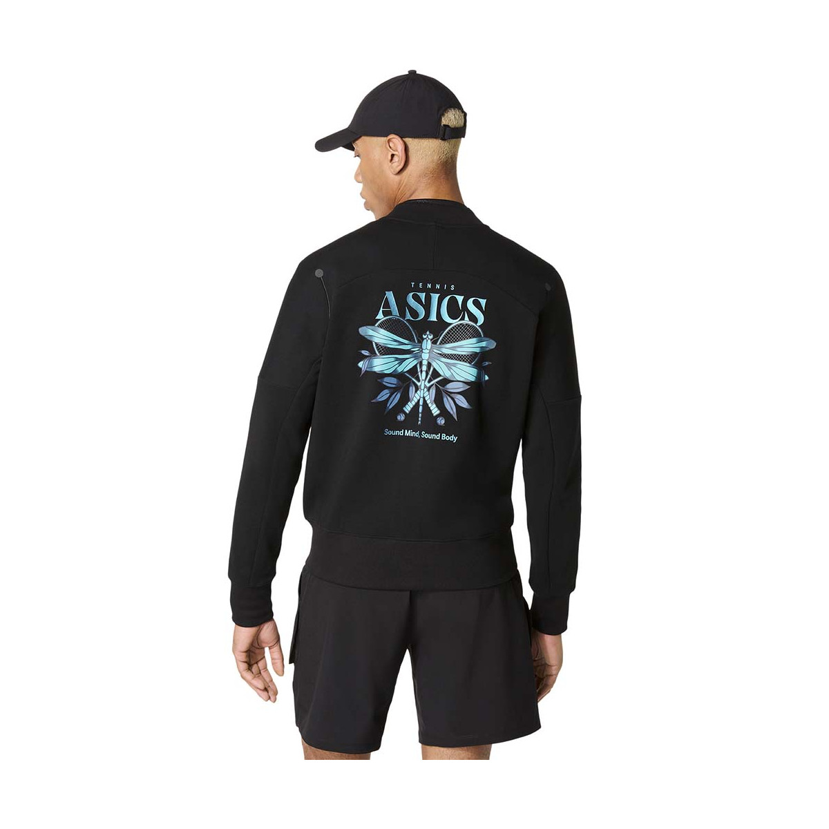Asics Match Night Energy Jacke Schwarz