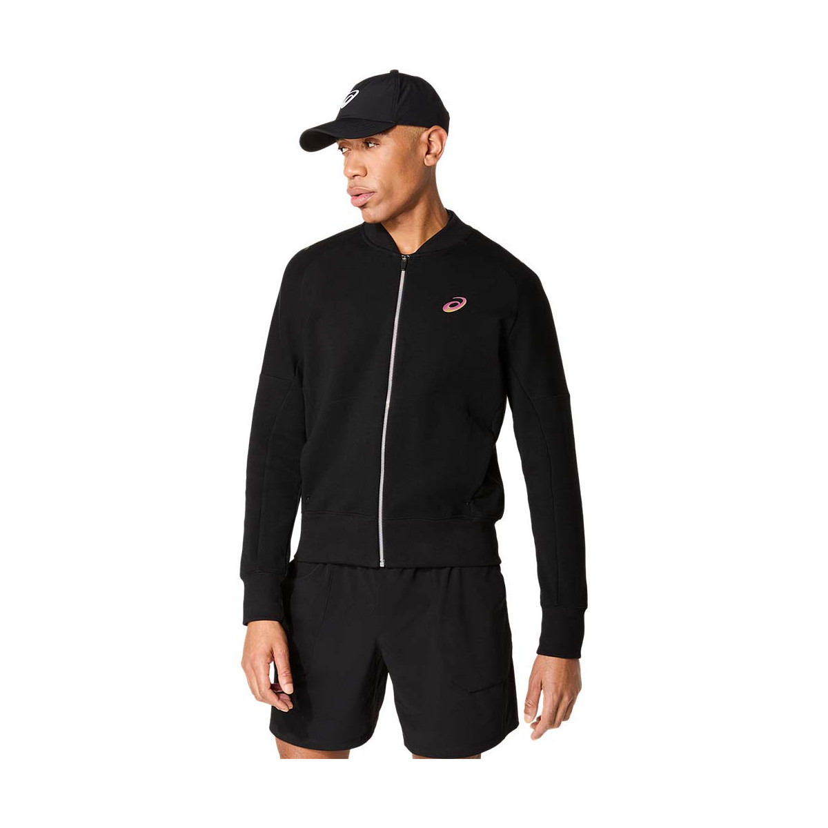 Asics Match Night Energy Jacke Schwarz