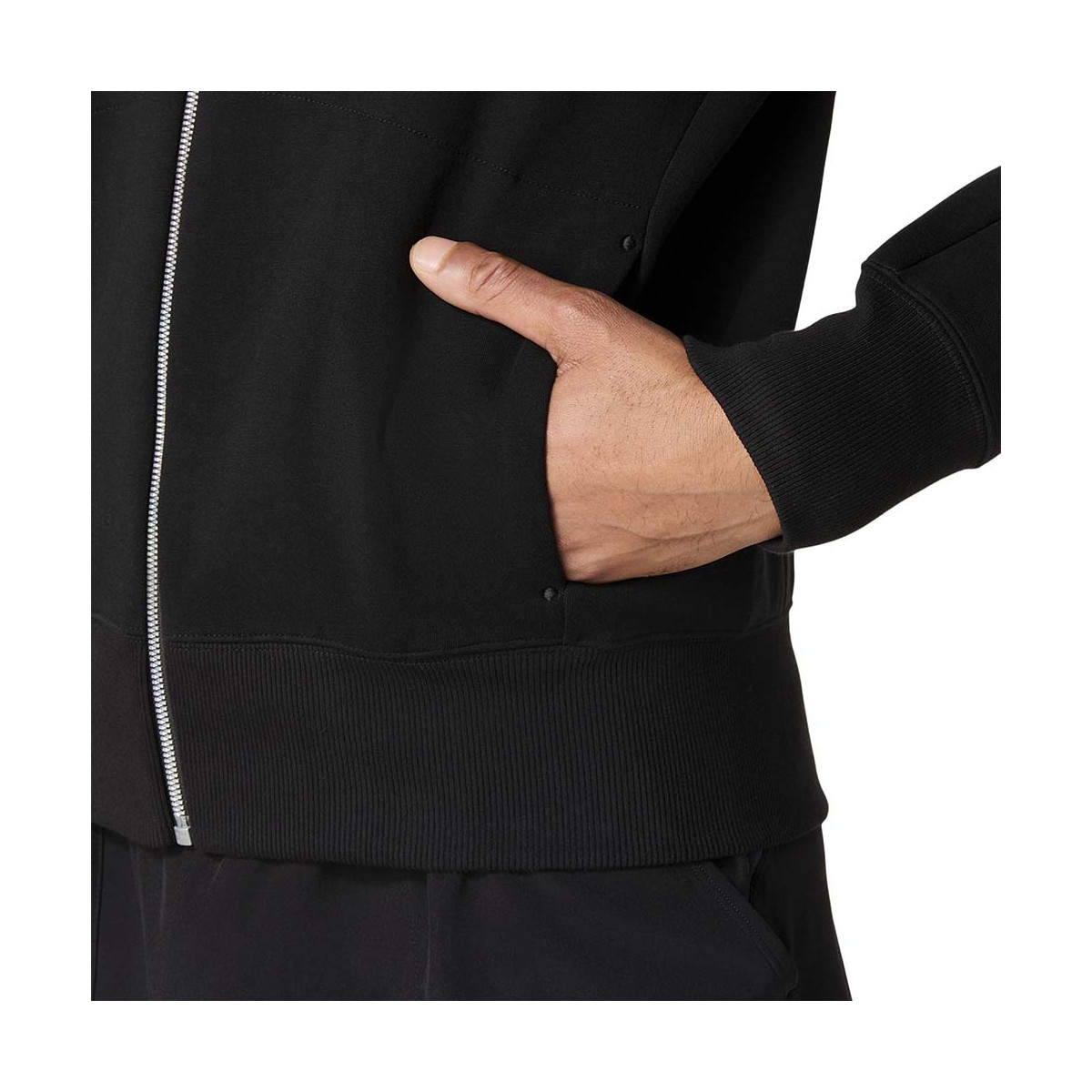 Asics Match Night Energy Jacke Schwarz