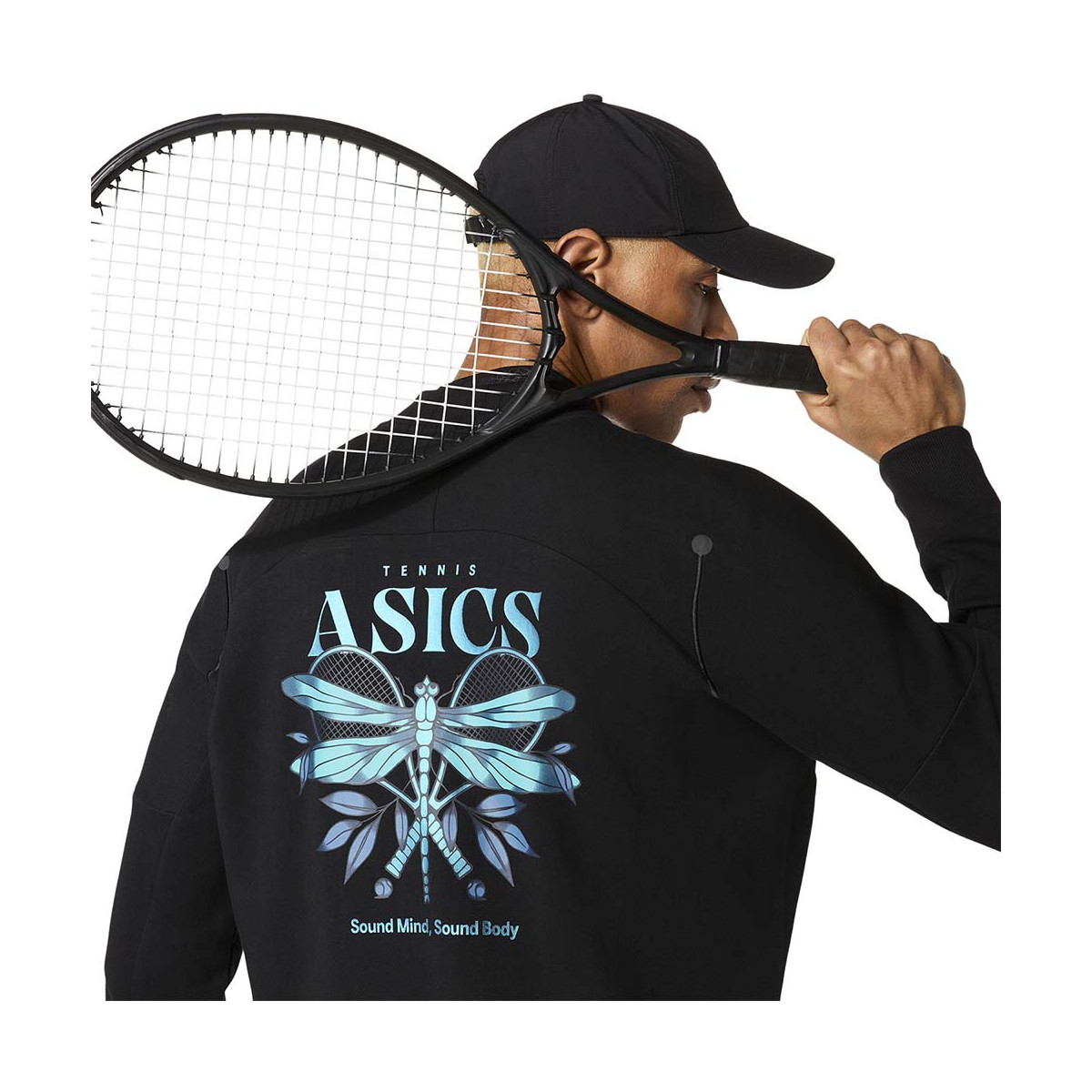 Asics Match Night Energy Jacke Schwarz