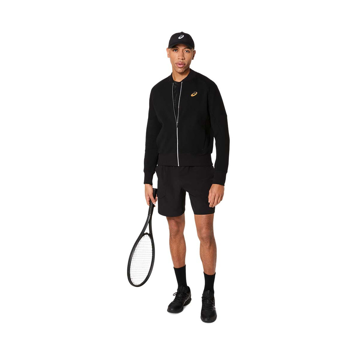 Asics Match Night Energy Jacke Schwarz