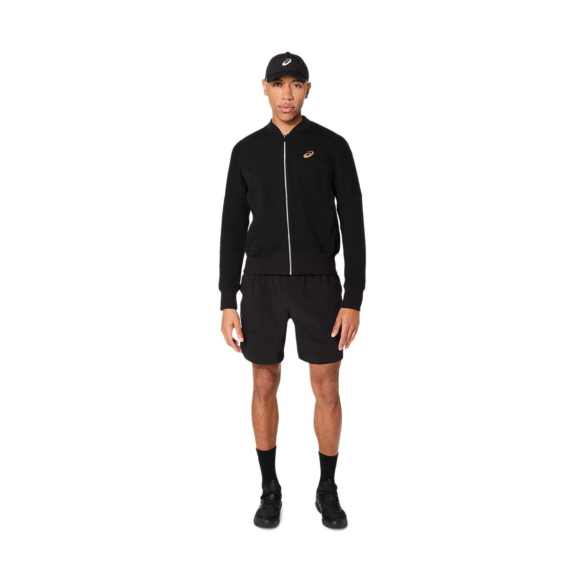 Asics Match Night Energy Jacke Schwarz
