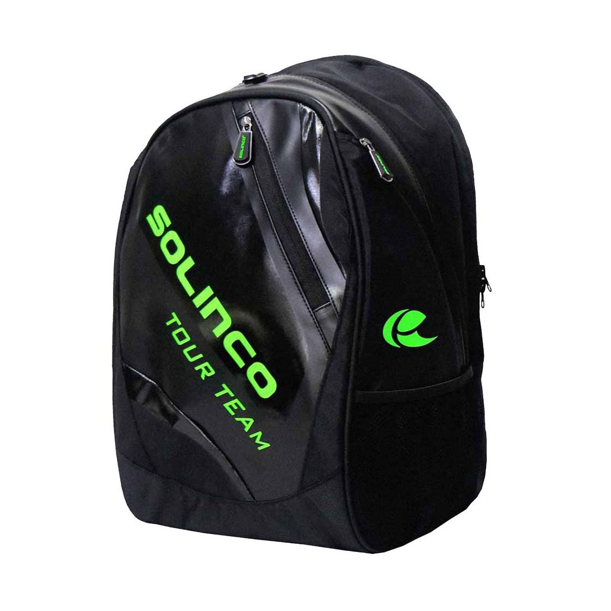 Solinco Tour Team Tennisrucksack Schwarz / Gr&uuml;n
