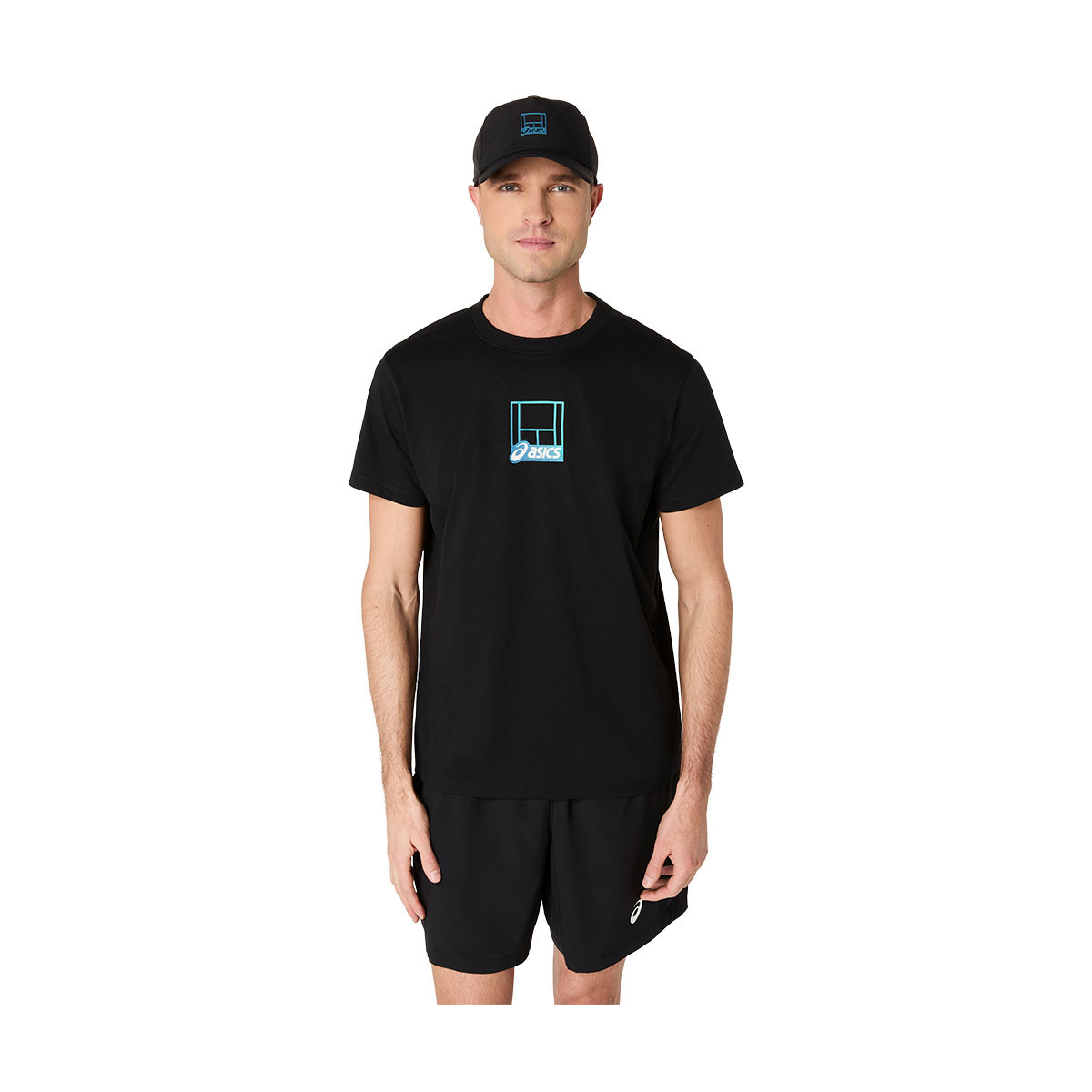 Asics Court Core Graphic Cap Schwarz