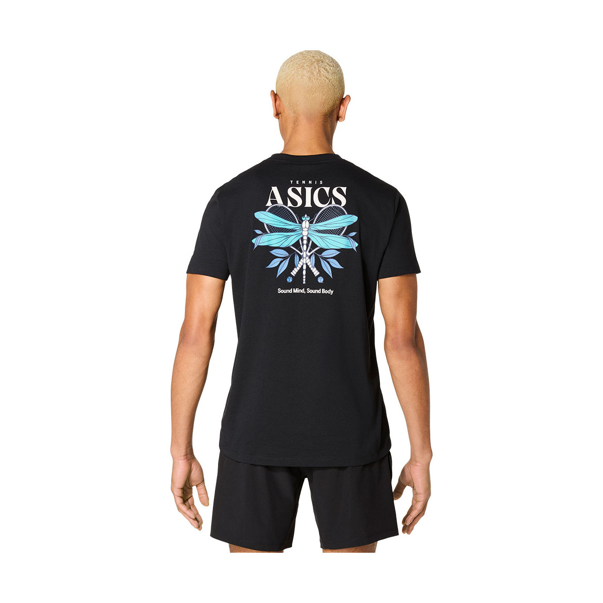 Asics Game Seasonal Graphic T-Shirt Schwarz