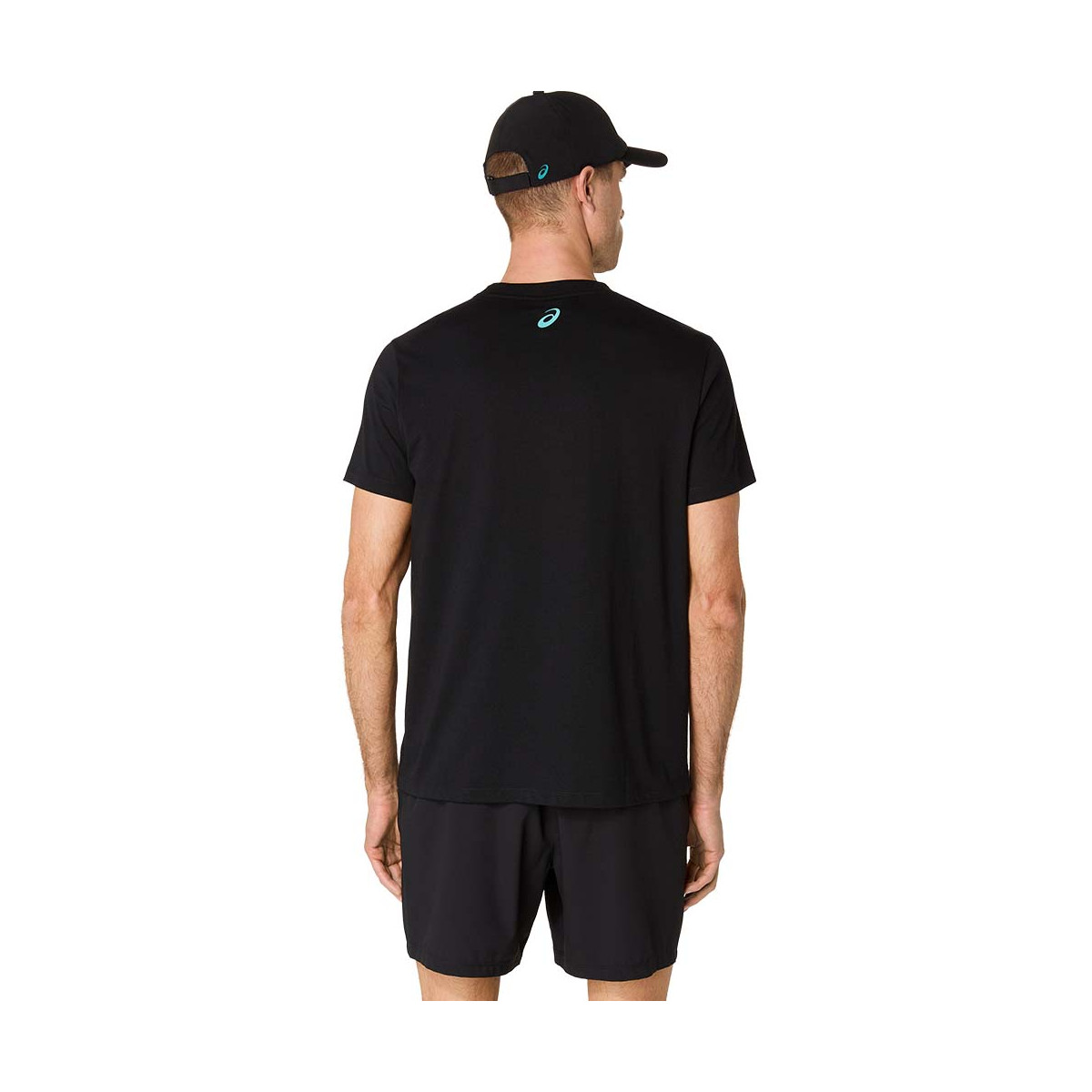 Asics Court Core Graphic T-Shirt Schwarz