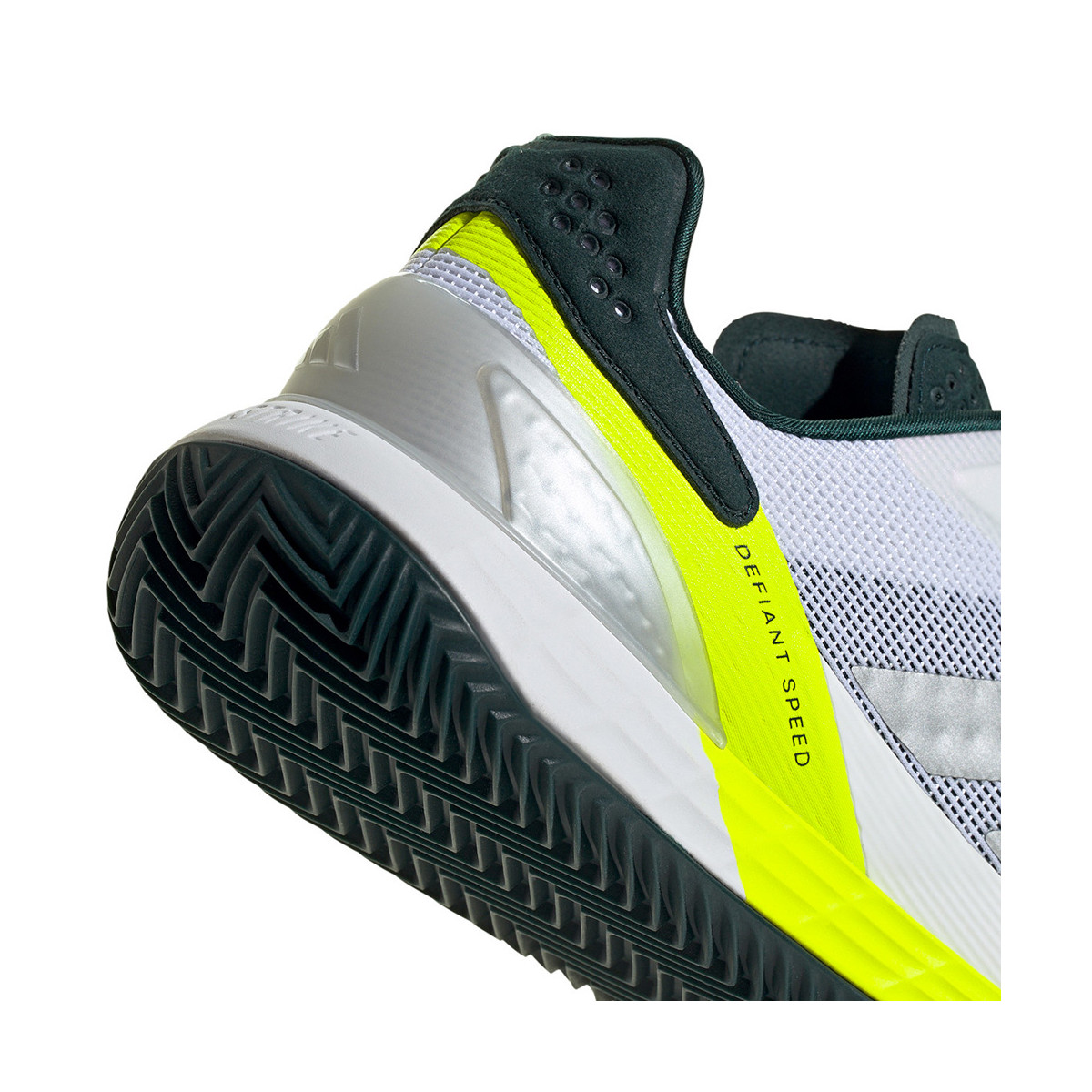 Adidas Defiant Speed 2 Tennisschuhe Sandplatz Wei&szlig; / Gelb