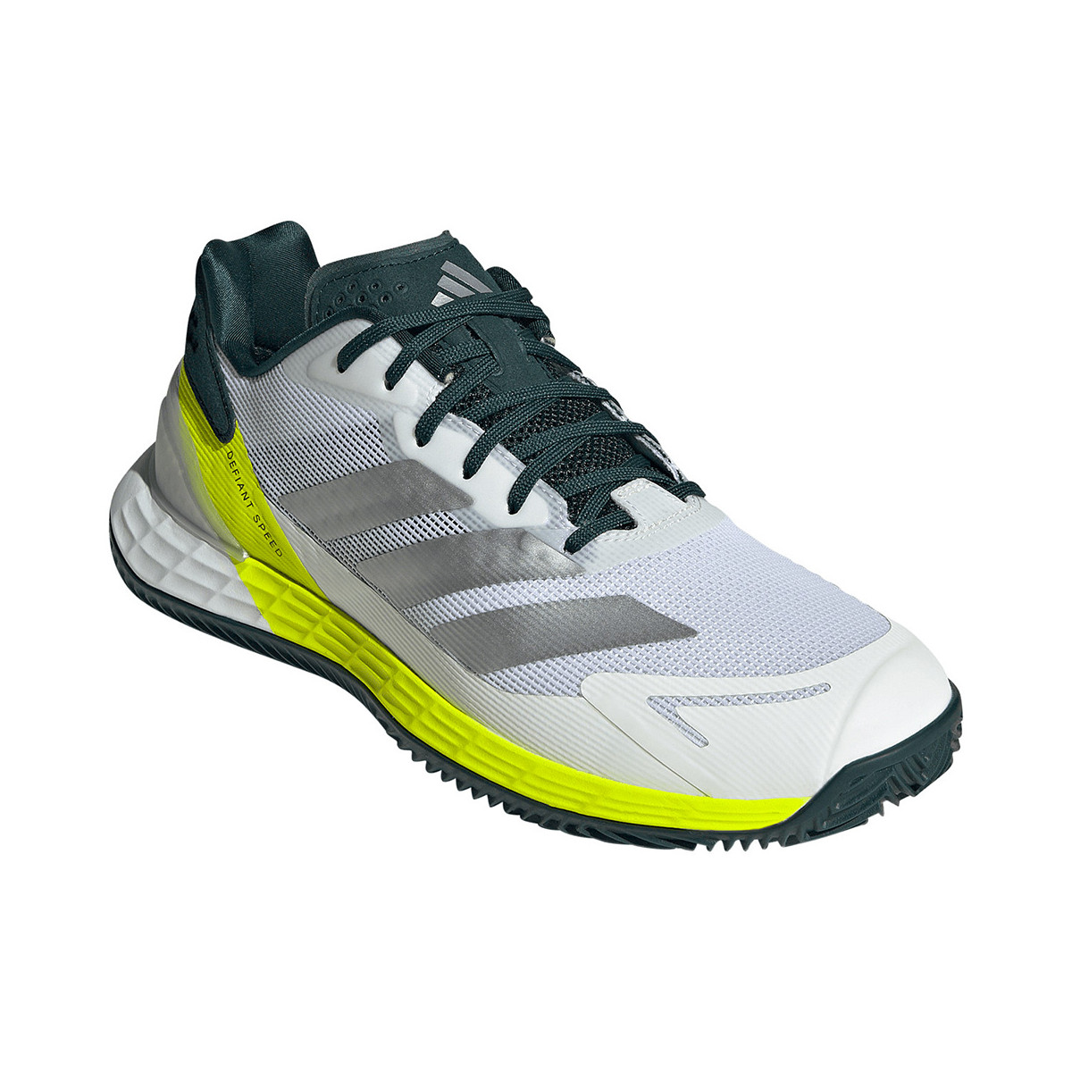 Adidas Defiant Speed 2 Tennisschuhe Sandplatz Wei&szlig; / Gelb