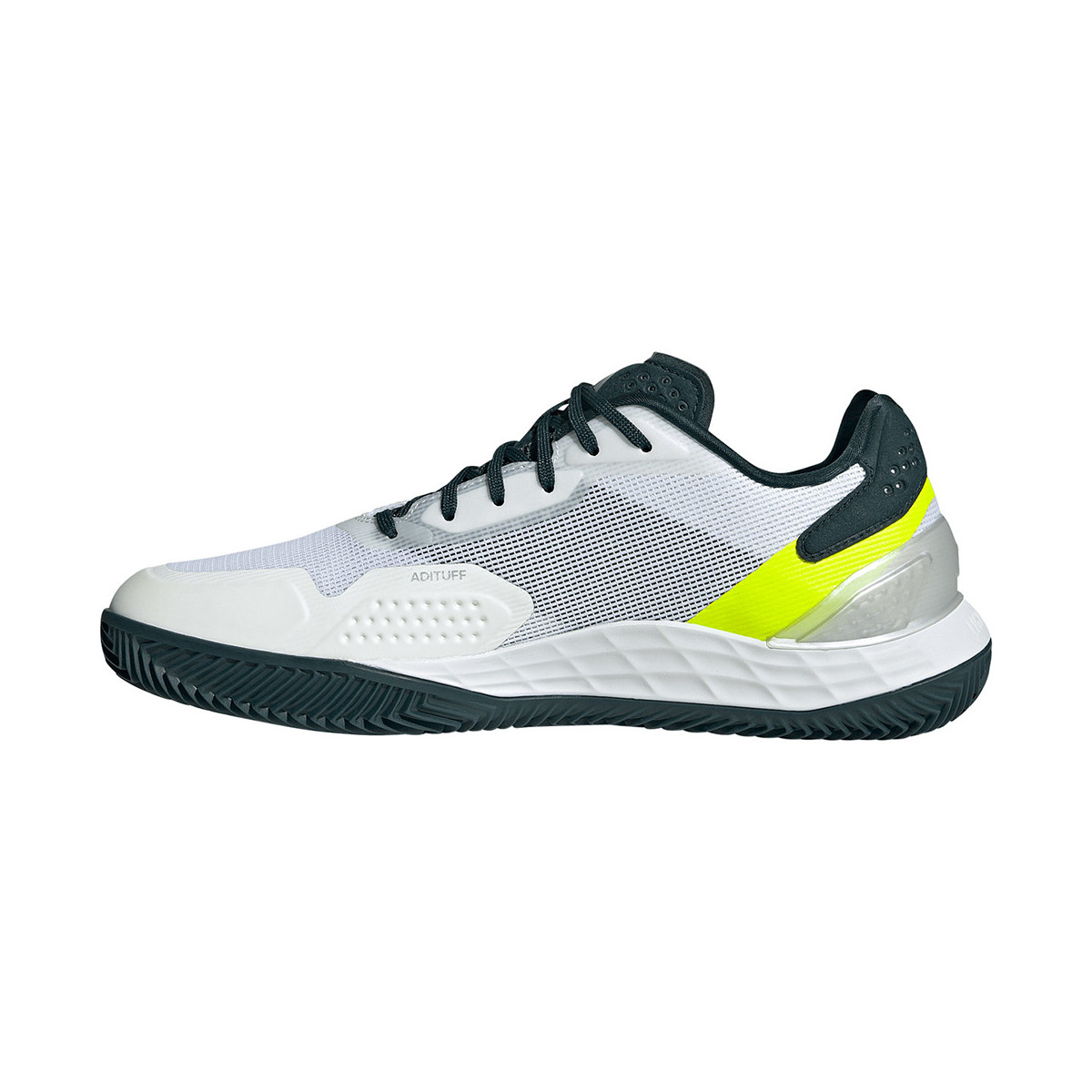 Adidas Defiant Speed 2 Tennisschuhe Sandplatz Wei&szlig; / Gelb
