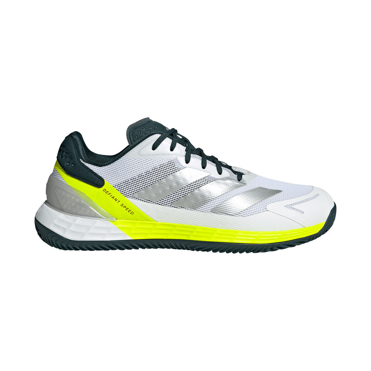 Adidas Defiant Speed 2 Tennisschuhe Sandplatz Wei&szlig; / Gelb