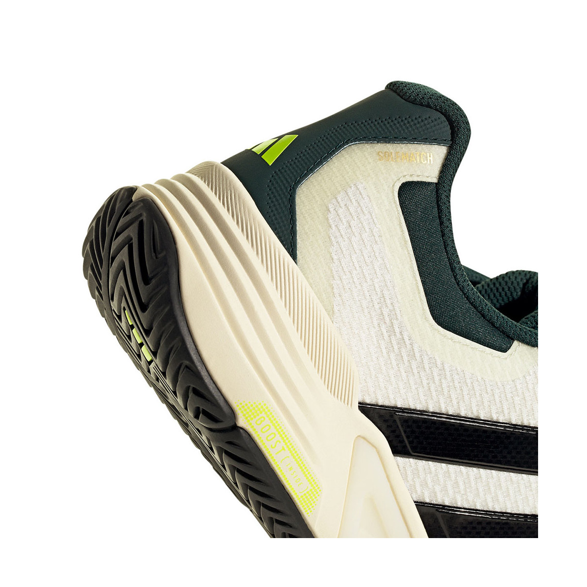 Adidas SoleMatch Control 2 Tennisschuhe Wei&szlig; / Gr&uuml;n
