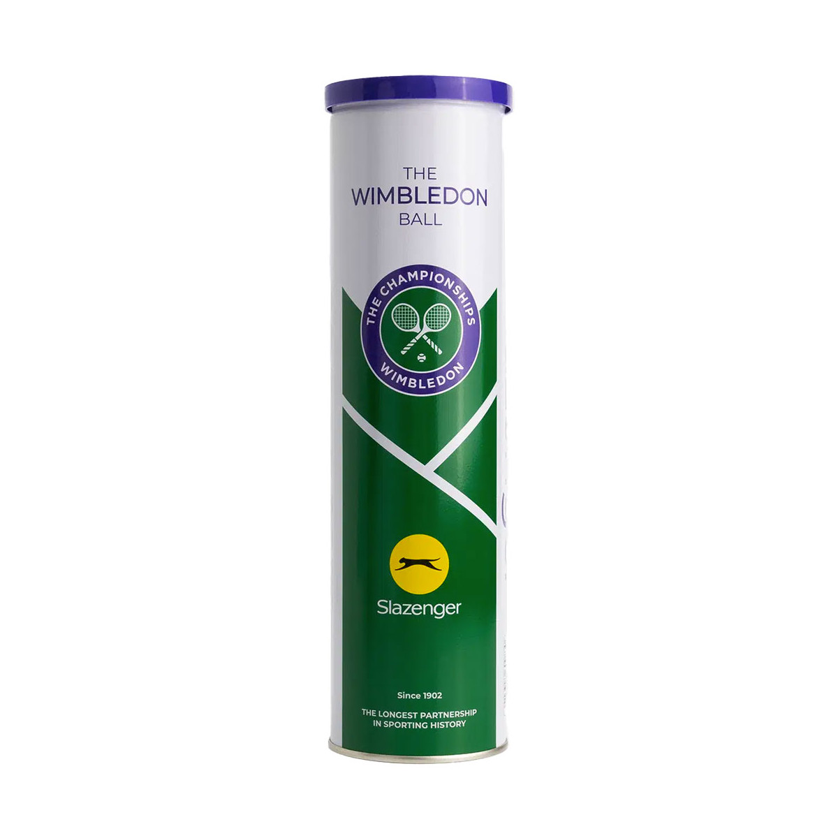 Slazenger Wimbledon Tennisb&auml;lle 4er-Dose