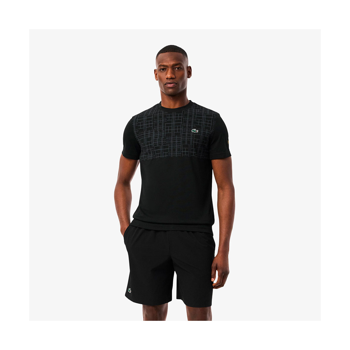 Lacoste Tennis x Novak Djokovic Short Tannengr&uuml;n