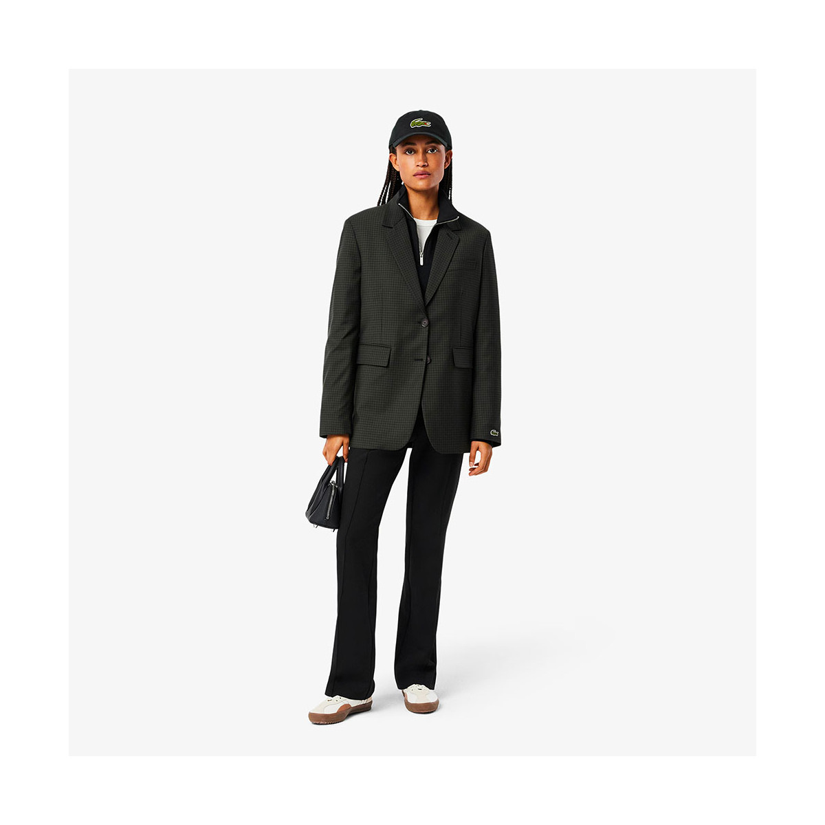 Lacoste Twill De Coton Cap Schwarz