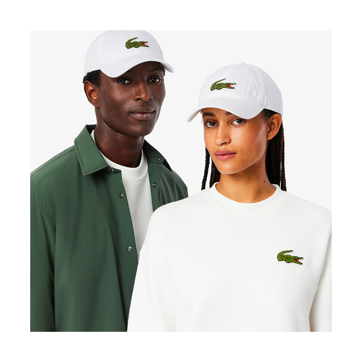 Lacoste Twill De Coton Cap Wei&szlig;