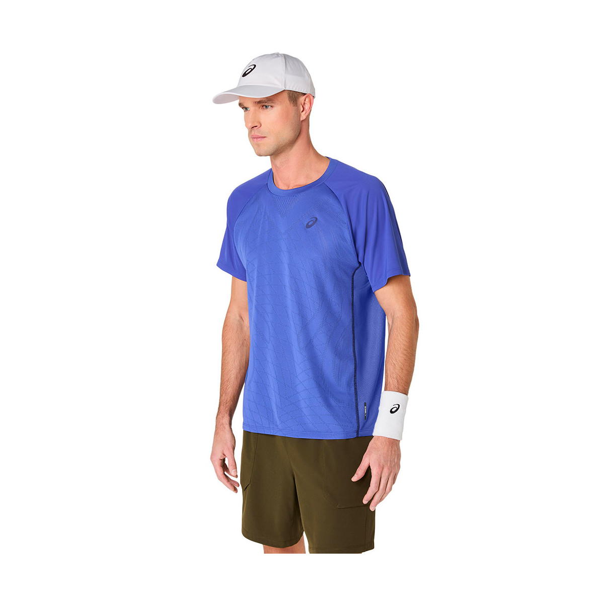Asics Match T-Shirt Blau