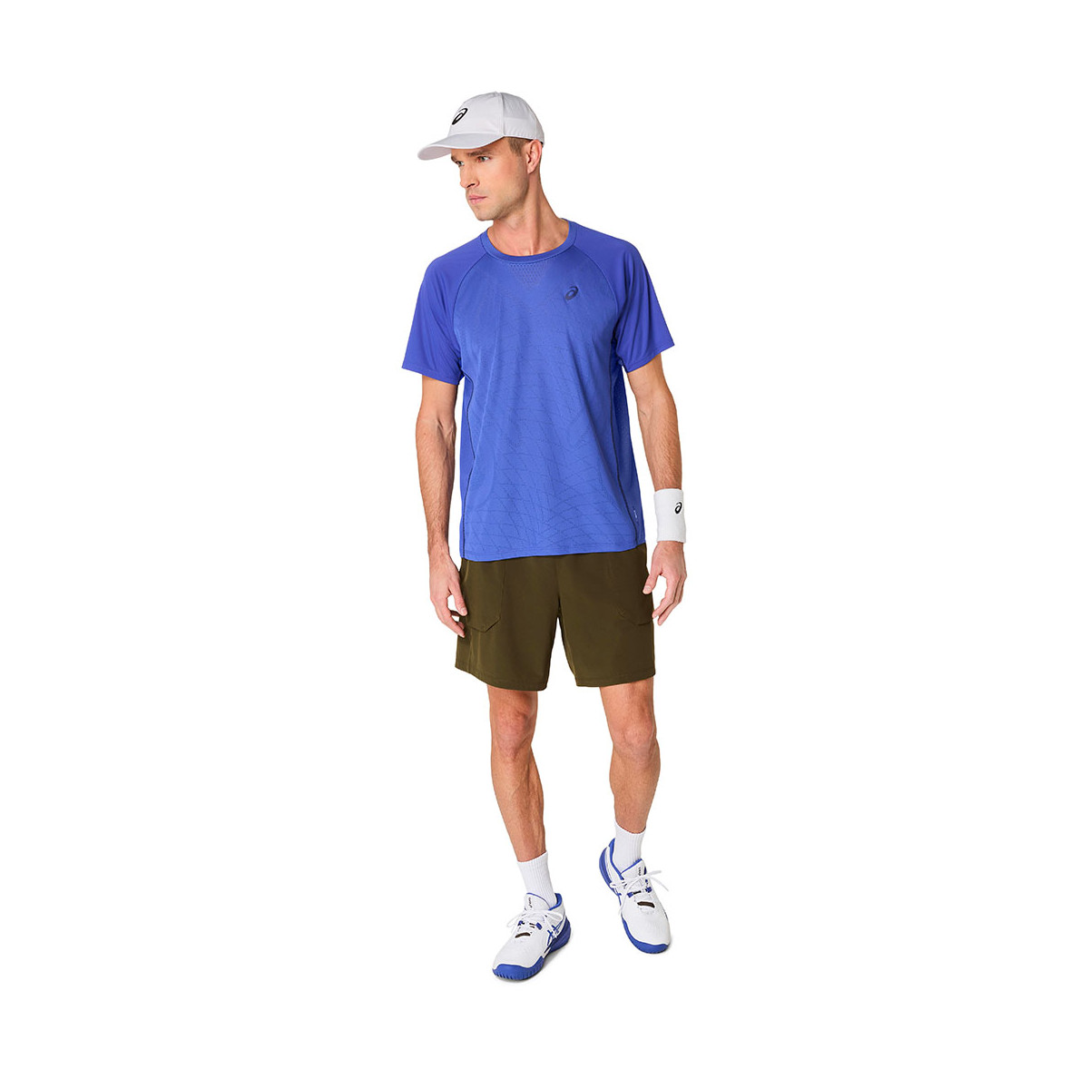 Asics Match T-Shirt Blau