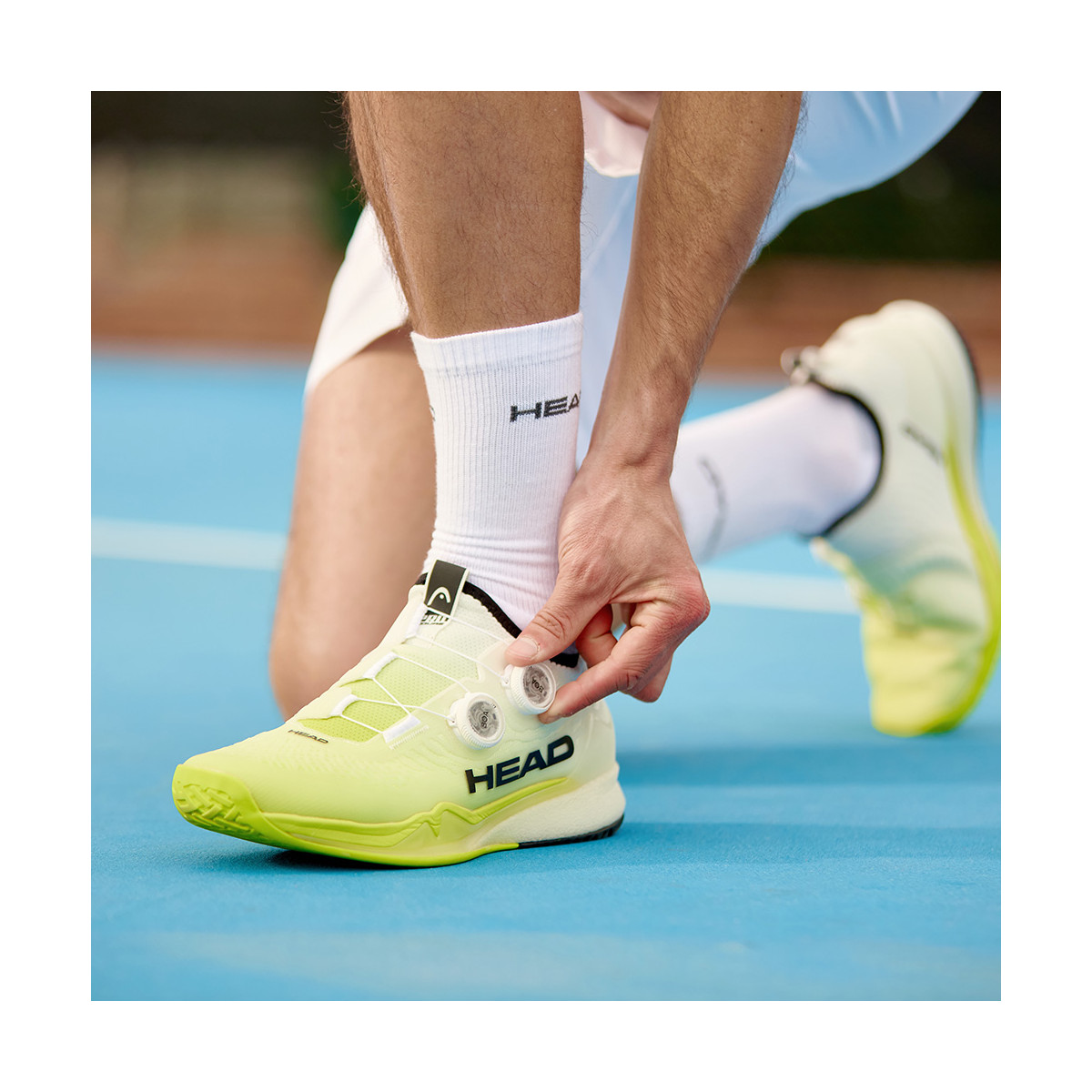 Head Endure Pro BOA Tennisschuhe Wei&szlig; / Gelb