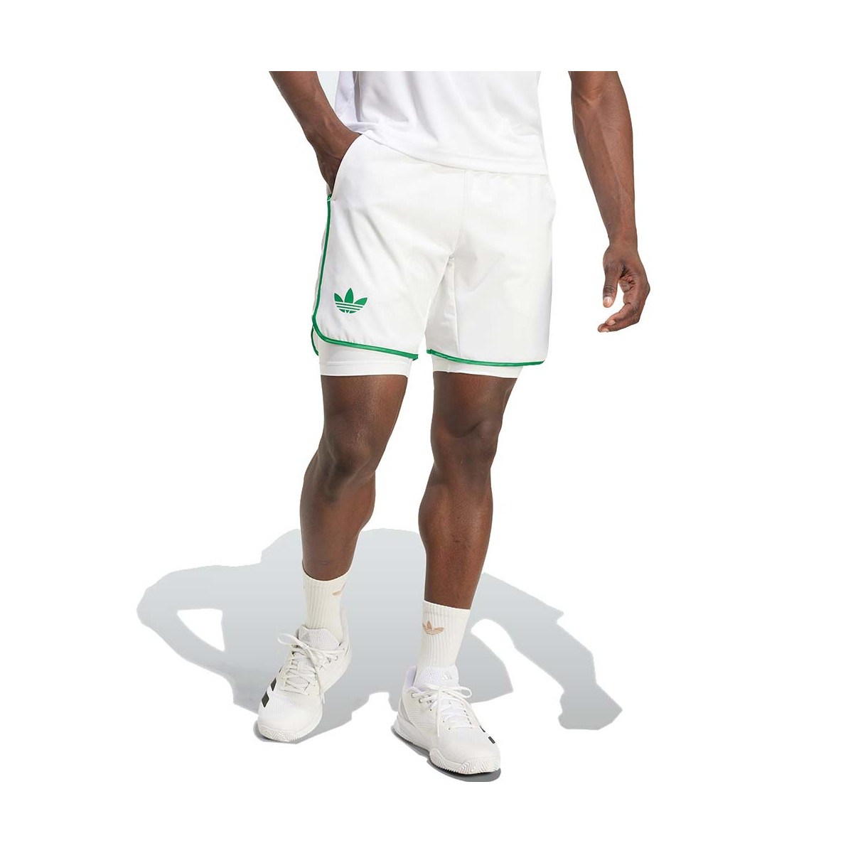 Adidas Originals Pro 2N1 Short Wei&szlig;