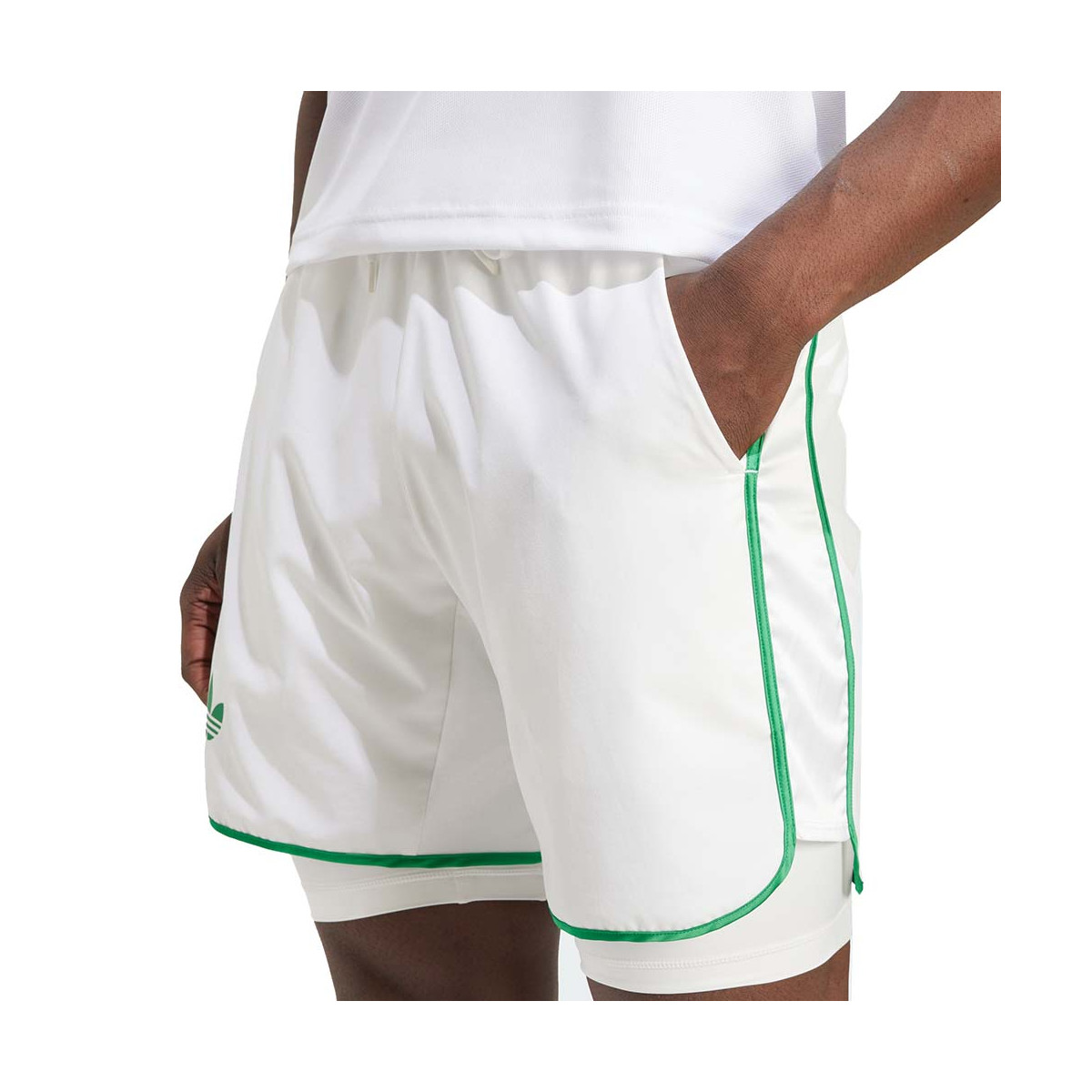 Adidas Originals Pro 2N1 Short Wei&szlig;