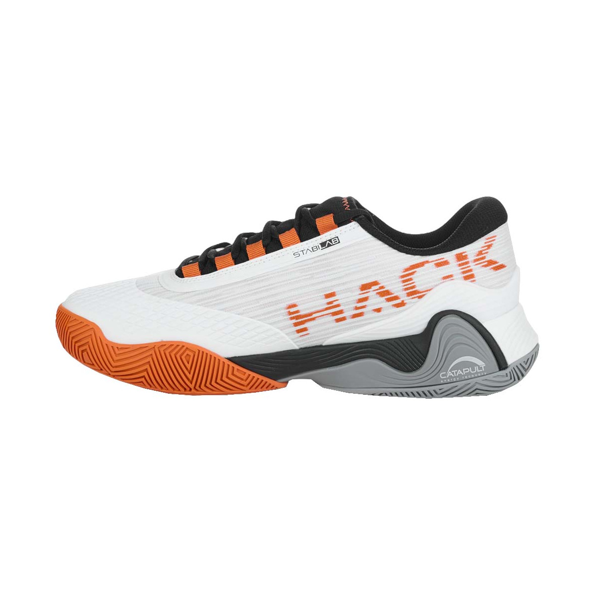 Bullpadel Hack Vibram 25I Padelschuhe Wei&szlig; / Orange