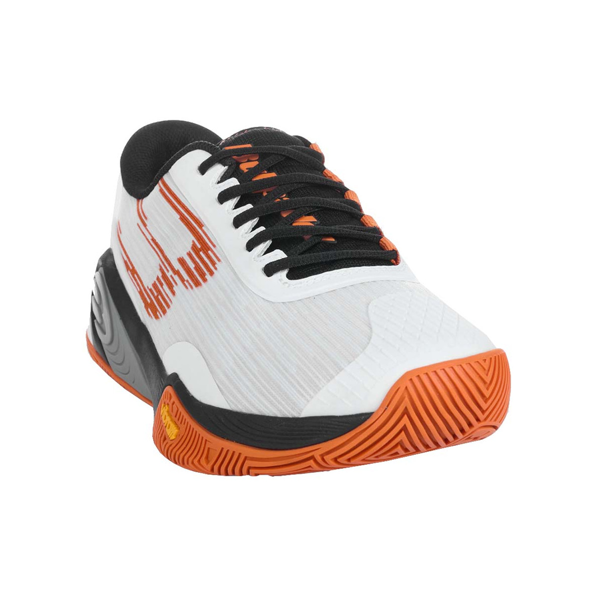 Bullpadel Hack Vibram 25I Padelschuhe Wei&szlig; / Orange
