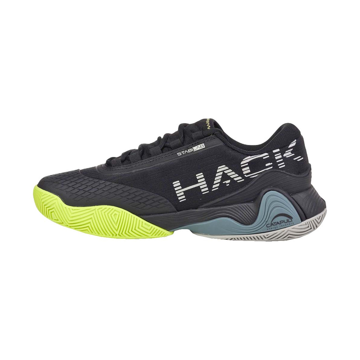 Bullpadel Hack Vibram 25I Padelschuhe Schwarz / Gr&uuml;n