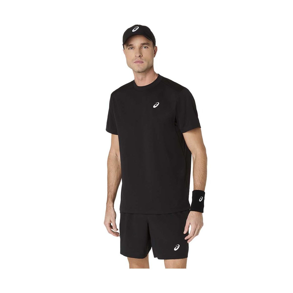Asics Court SS T-Shirt Schwarz