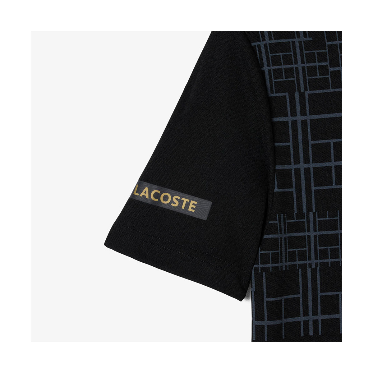 Lacoste Tennis Novak Djokovic Poloshirt Schwarz