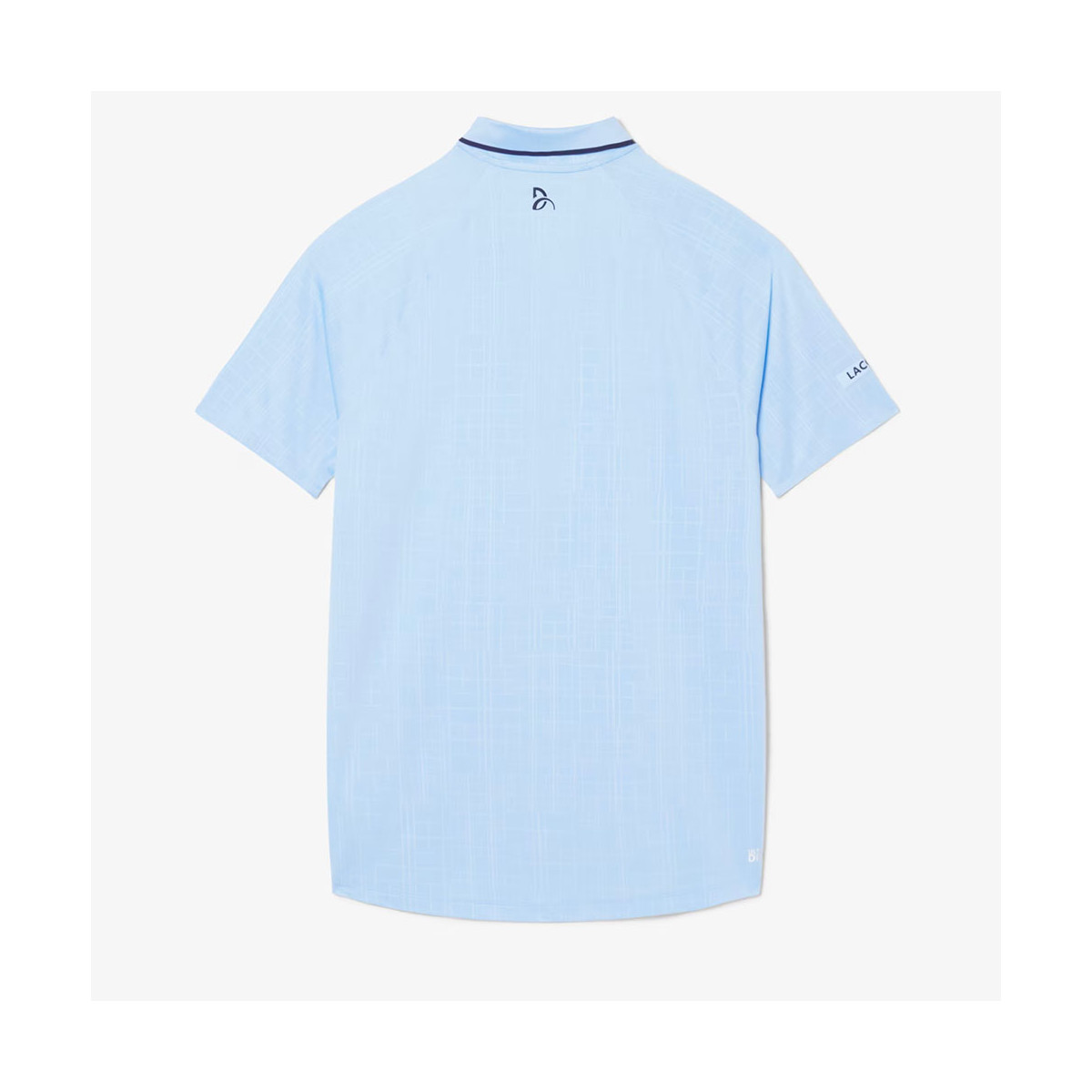 Lacoste Tennis Novak Djokovic On Court Poloshirt Pastellblau