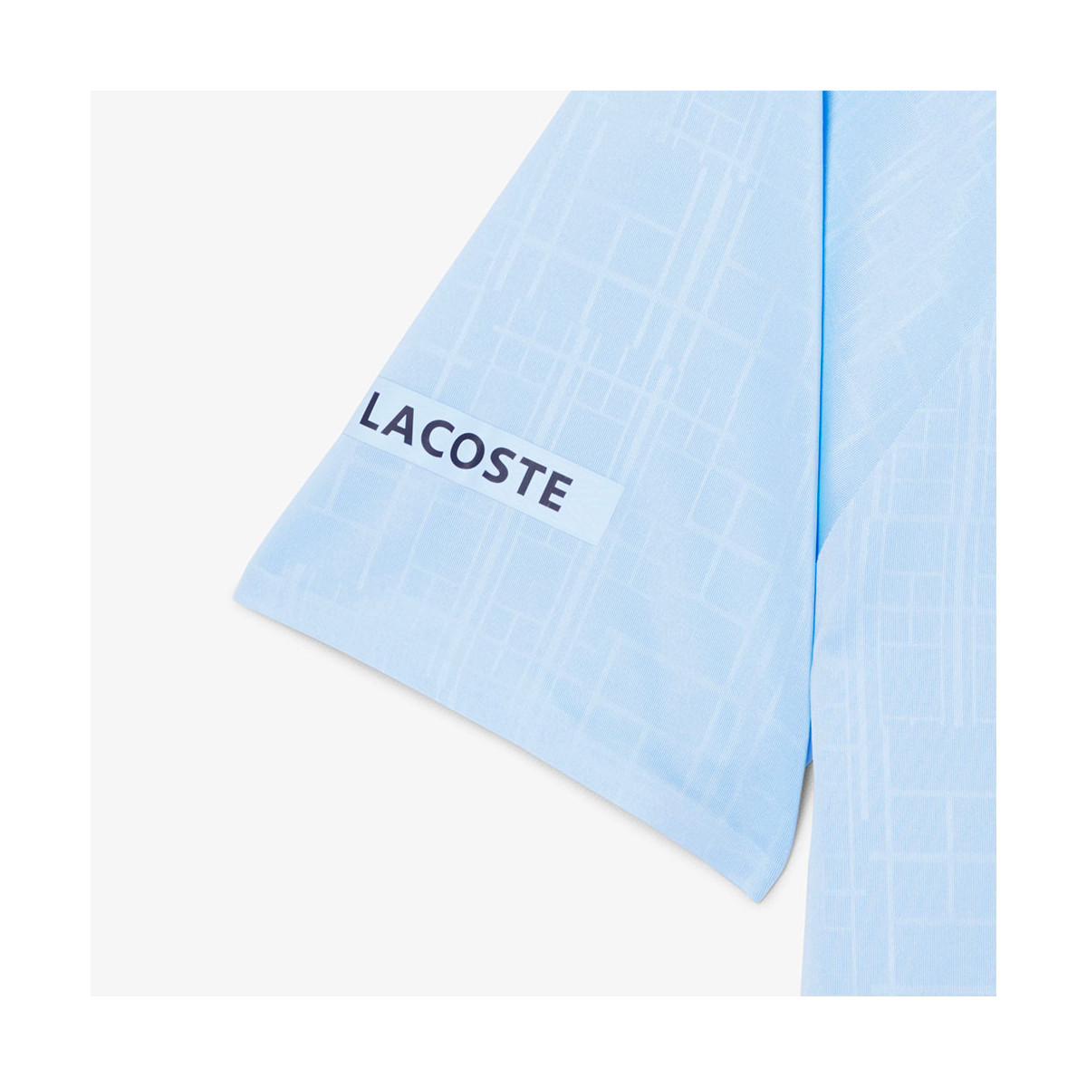 Lacoste Tennis Novak Djokovic On Court Poloshirt Pastellblau