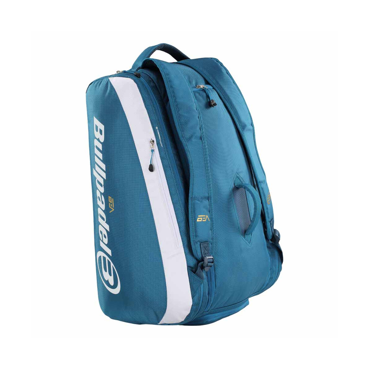 Bullpadel Pearl 2026 Schl&auml;gertasche (Thermobag) Blaugr&uuml;n