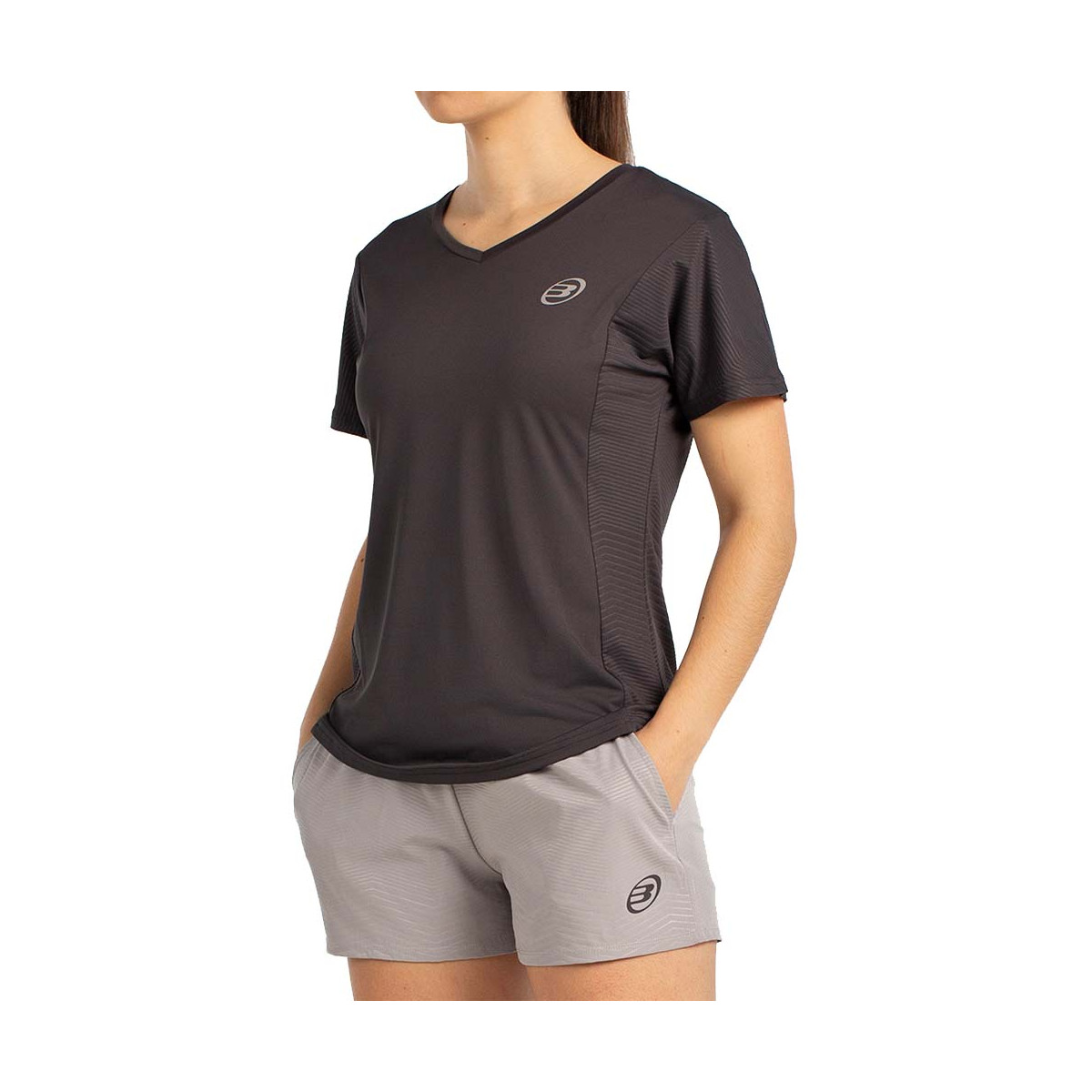 Bullpadel Eches T-Shirt Schwarz