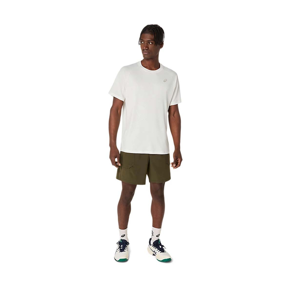 Asics Game All Over T-Shirt Creme