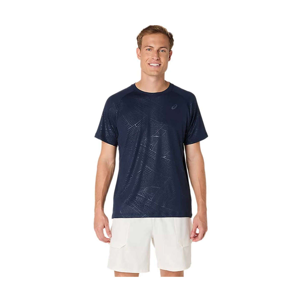 Asics Game All Over T-Shirt Nachtblau