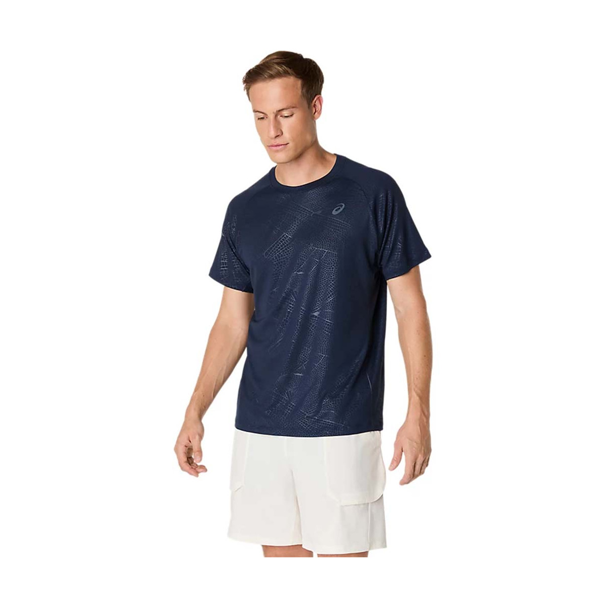 Asics Game All Over T-Shirt Nachtblau