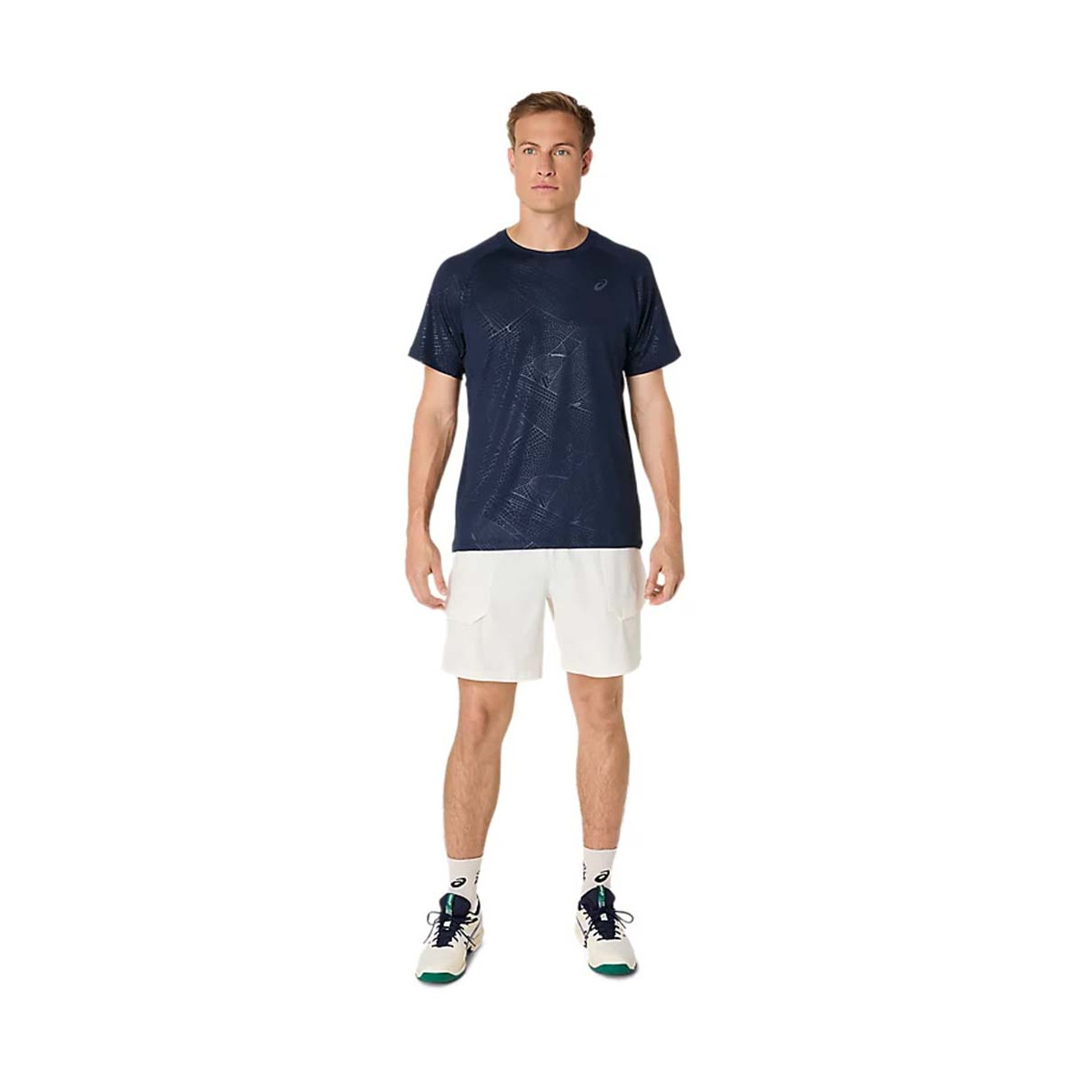 Asics Game All Over T-Shirt Nachtblau