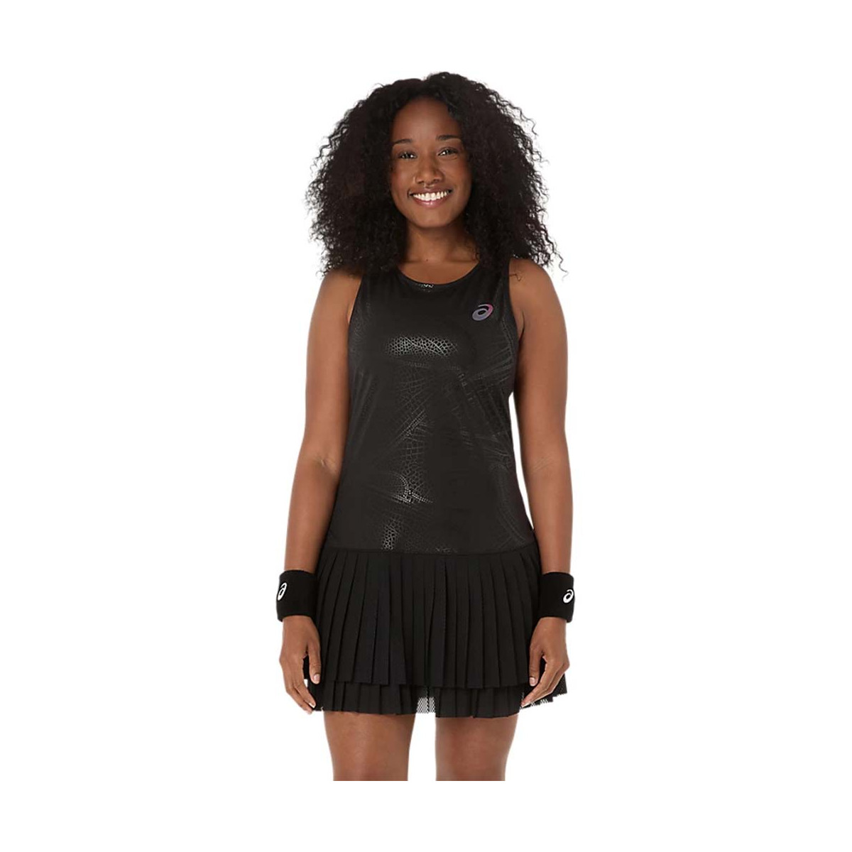 Asics Match Kleid Damen Schwarz