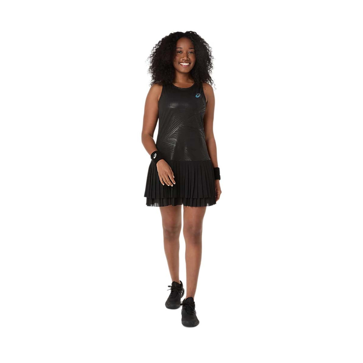 Asics Match Kleid Damen Schwarz