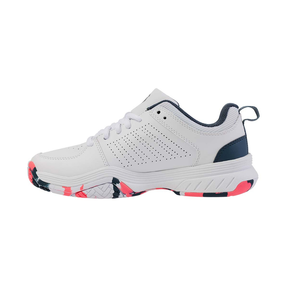 K-Swiss Court Express 2 Tennisschuhe Junior Wei&szlig; / Marineblau