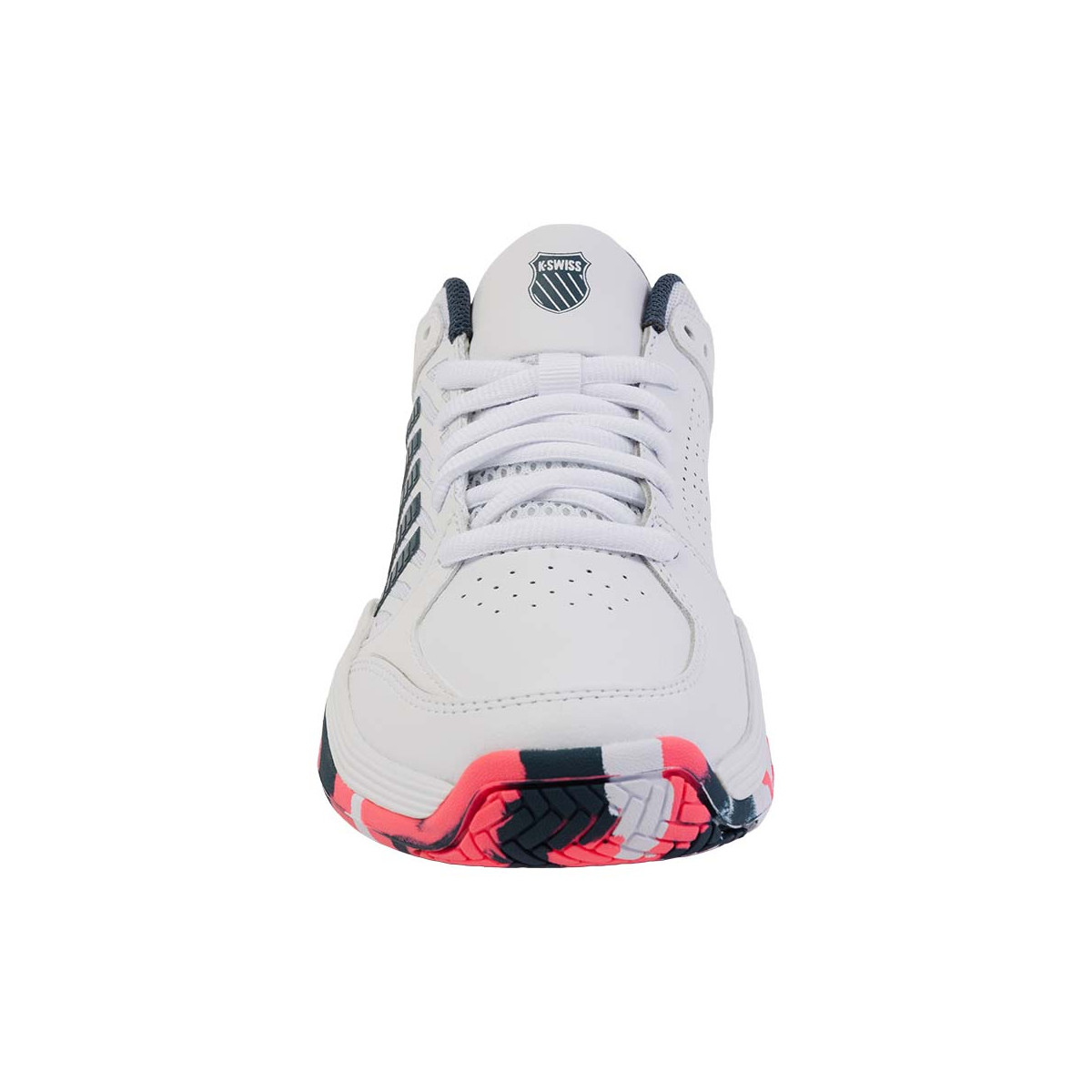 K-Swiss Court Express 2 Tennisschuhe Junior Wei&szlig; / Marineblau