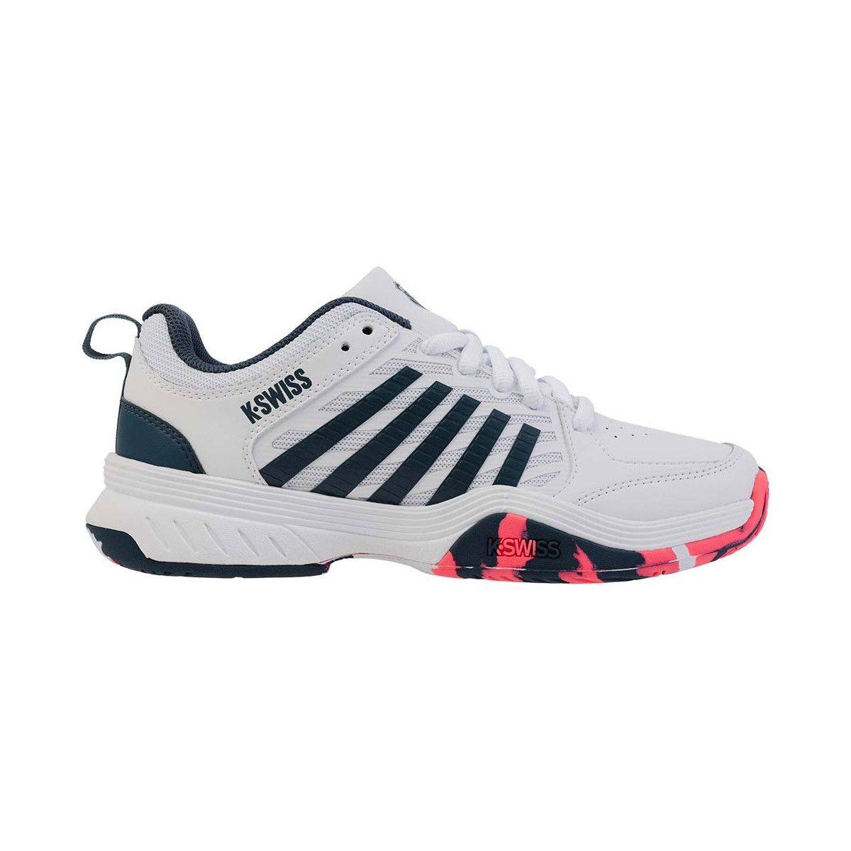 K-Swiss Court Express 2 Tennisschuhe Junior Wei&szlig; / Marineblau