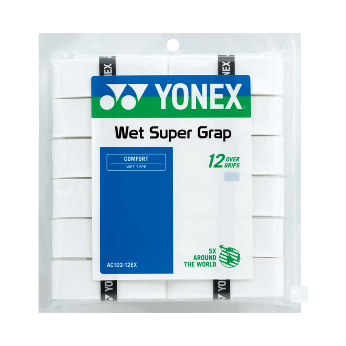 Yonex Super Grap Overgrip Wei&szlig; 12er-Pack