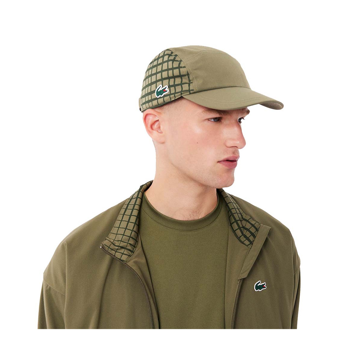 Lacoste Graphique Cap Khaki