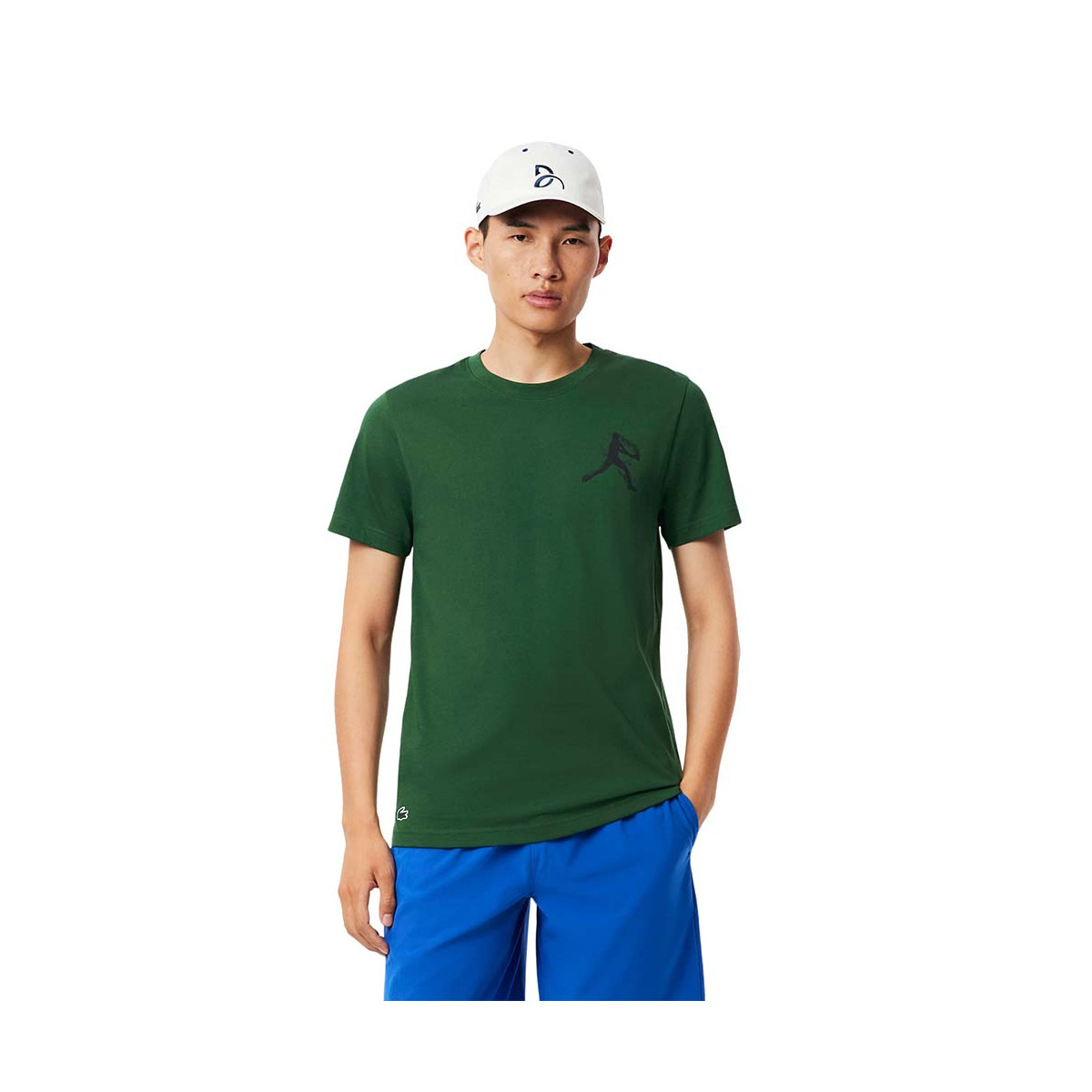 Lacoste Tennis x Novak Djokovic Set T-Shirt + Cap Gr&uuml;n