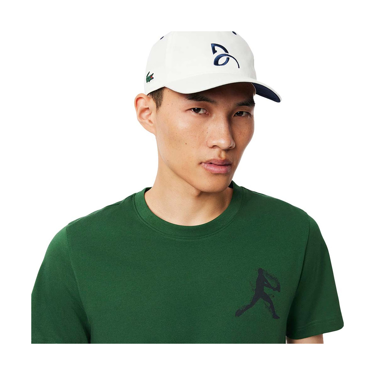 Lacoste Tennis x Novak Djokovic Set T-Shirt + Cap Gr&uuml;n