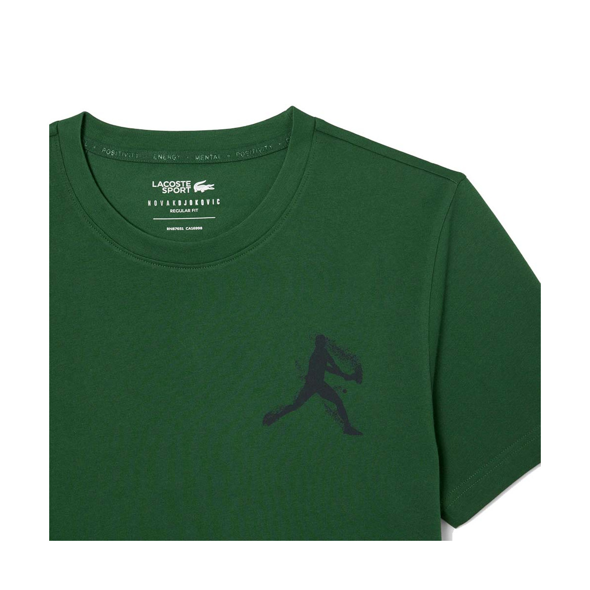Lacoste Tennis x Novak Djokovic Set T-Shirt + Cap Gr&uuml;n