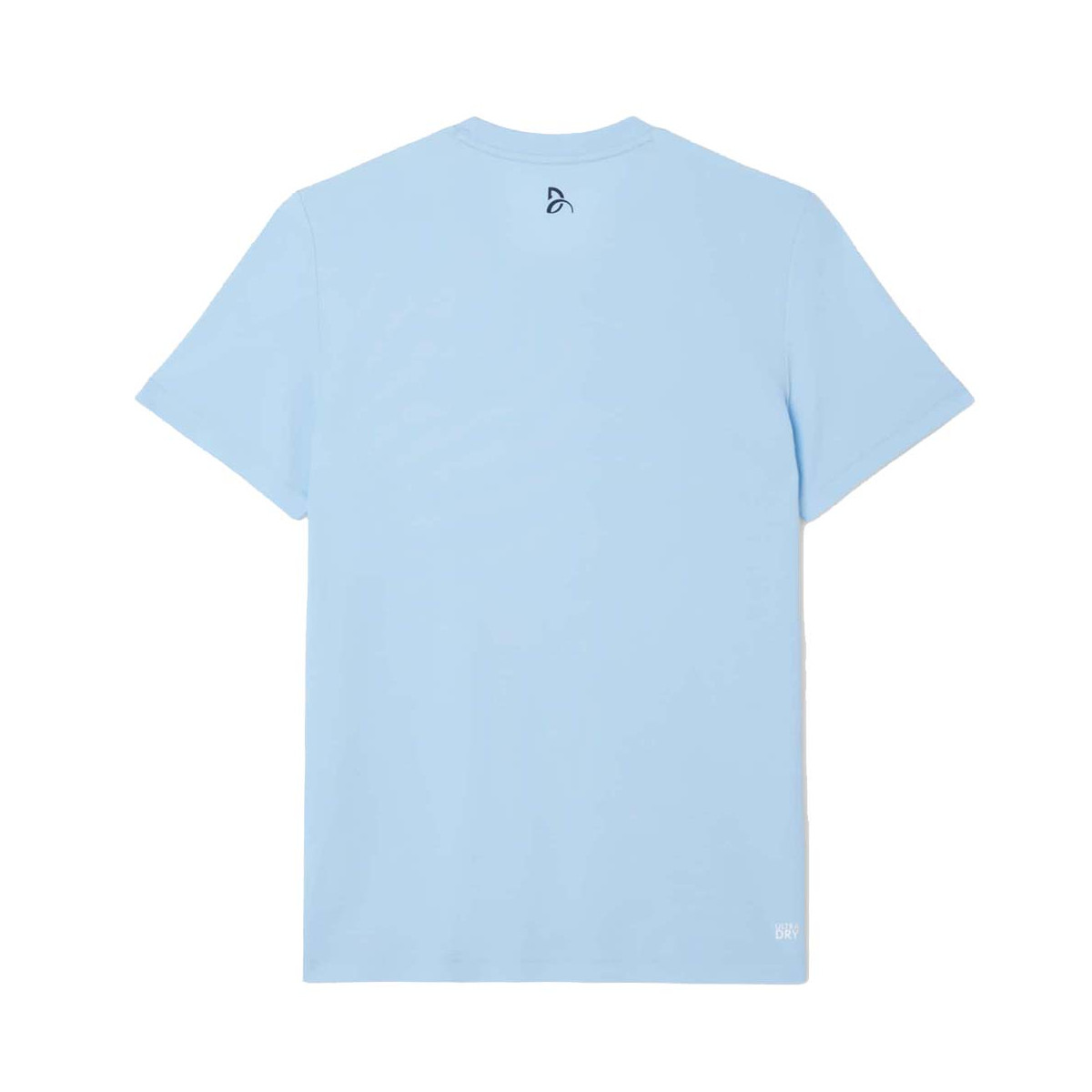 Lacoste Tennis Novak Djokovic Ultra Dry bedruckt T-Shirt Hellblau